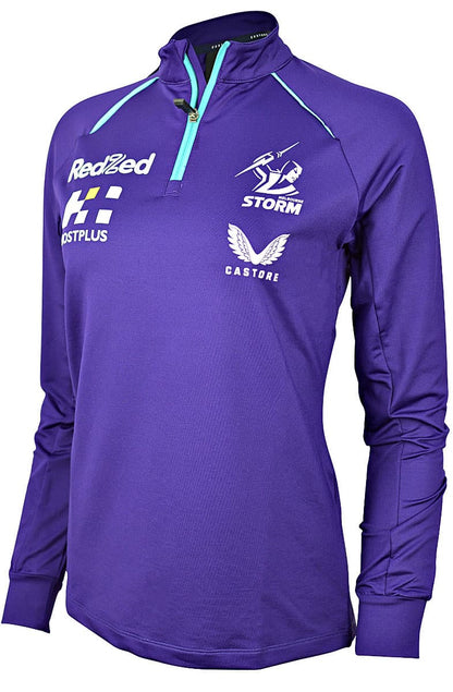 Melbourne Storm NRL Ladies Quarter Zip Training Top