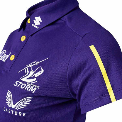 Melbourne Storm NRL Ladies Media Polo Shirt