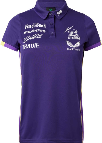 Melbourne Storm 2023 NRL Ladies Media Players Polo Shirt