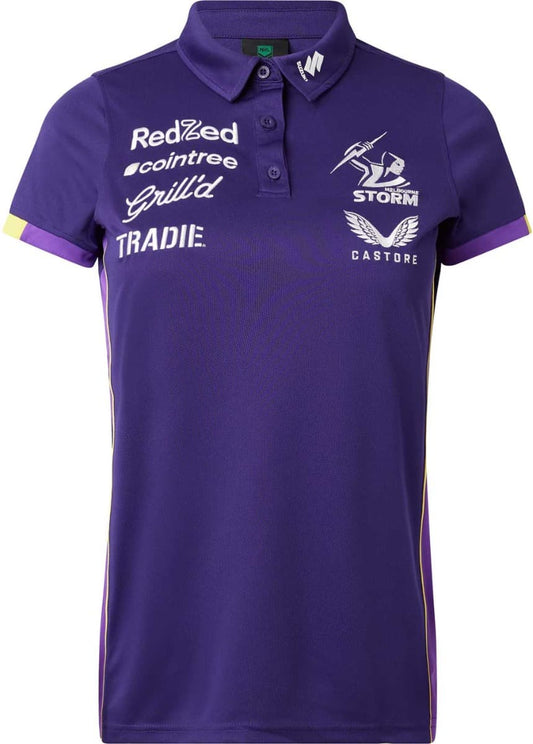 Melbourne Storm 2023 NRL Ladies Media Players Polo Shirt