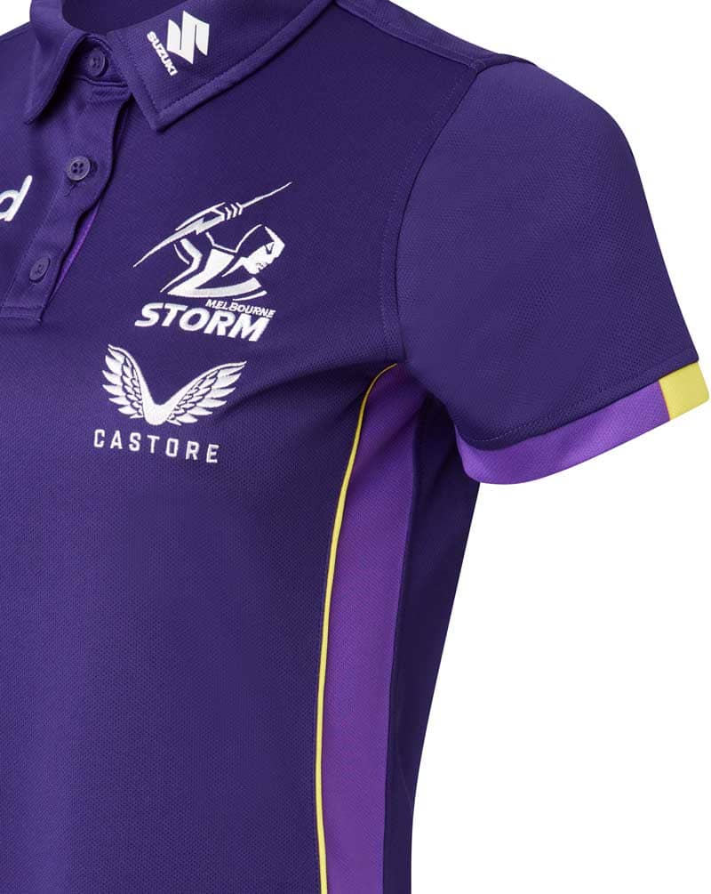Melbourne Storm 2023 NRL Ladies Media Players Polo Shirt