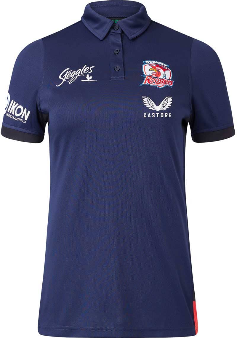 Sydney Roosters 2023 NRL Ladies Media Players Polo Shirt
