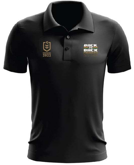 Penrith Panthers 2022 NRL Mens Tidwell Premiers Polo Shirt