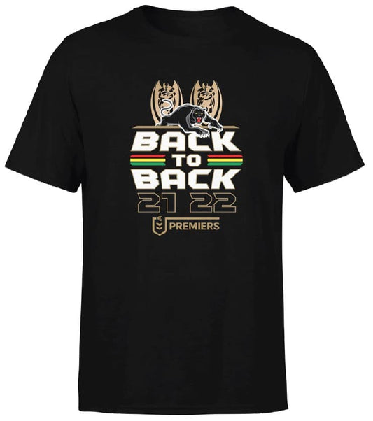 Penrith Panthers 2022 NRL Kids Premiers Back to Back Tee