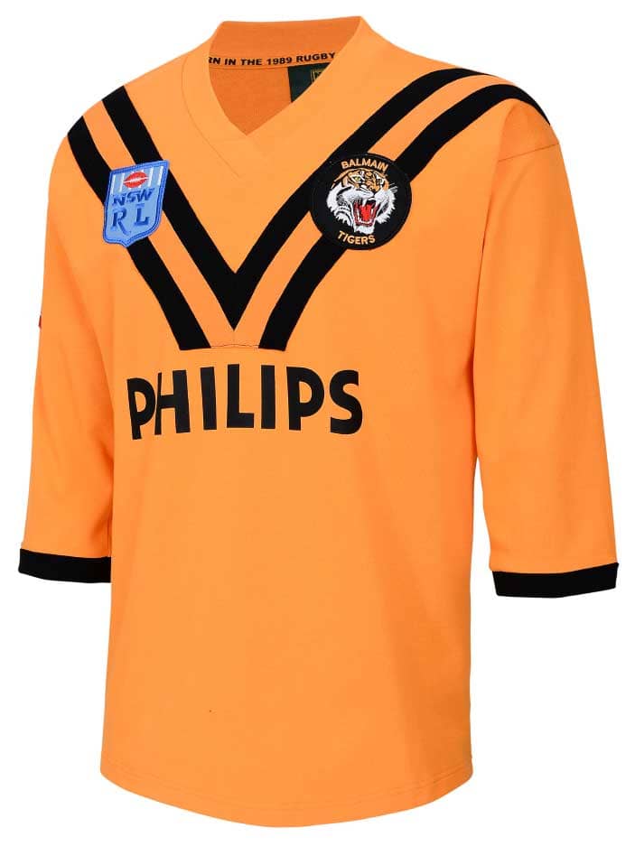 Balmain Tigers 1989 NRL Mens Grand Final Retro Jersey