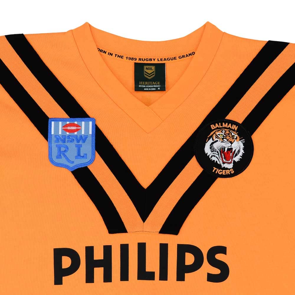 Balmain Tigers 1989 NRL Mens Grand Final Retro Jersey