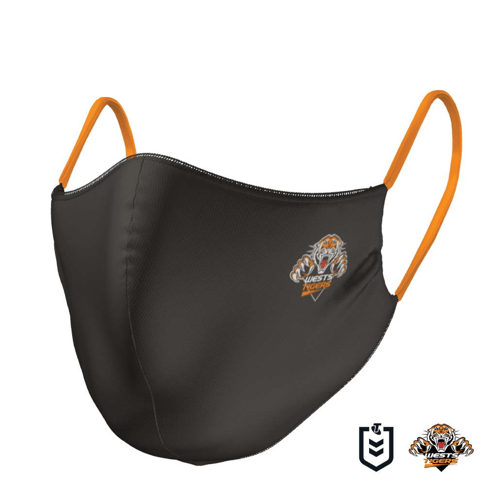Wests Tigers NRL Reversible Face Mask