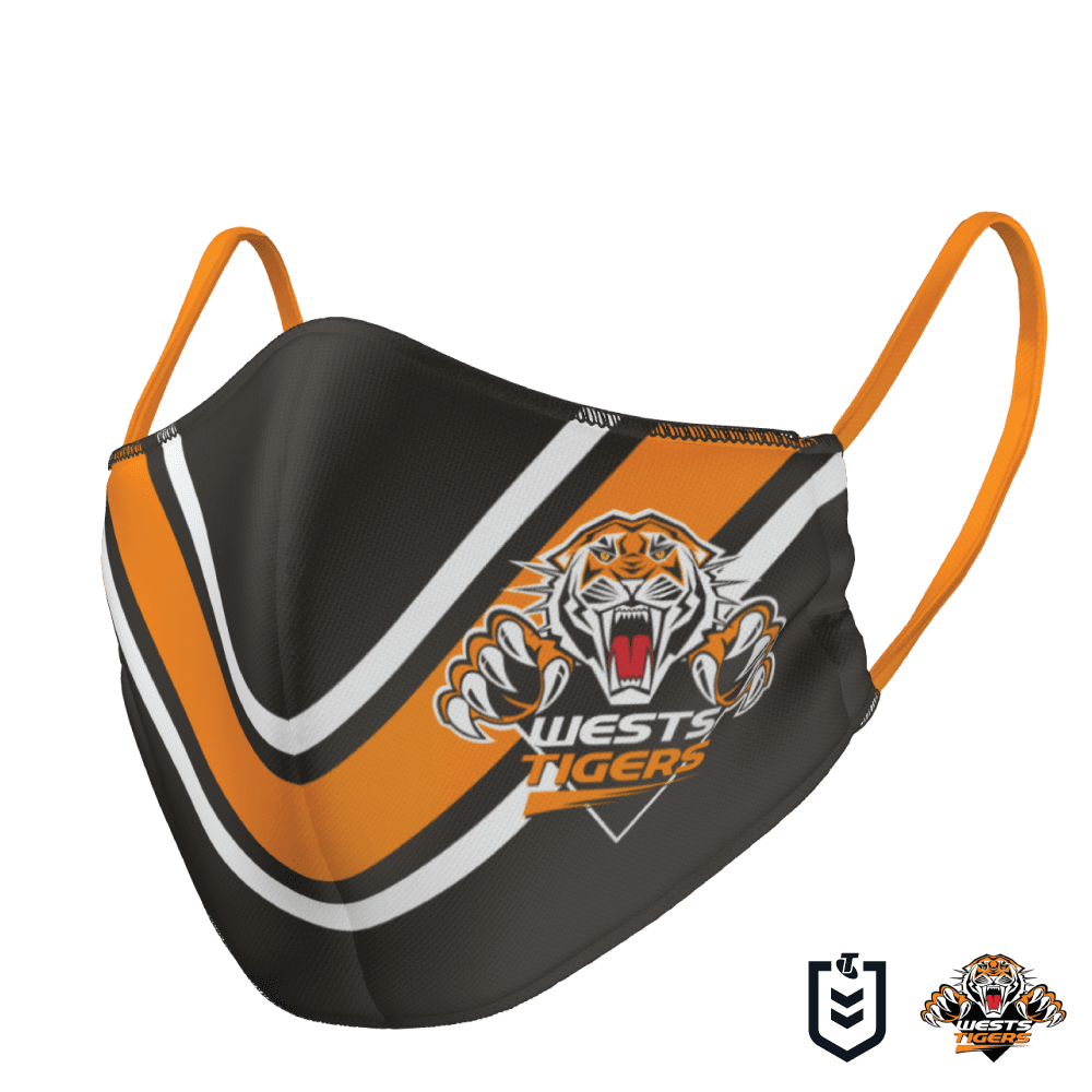 Wests Tigers NRL Reversible Face Mask