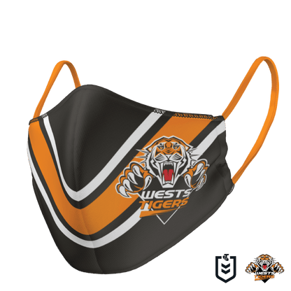 Wests Tigers NRL Reversible Face Mask