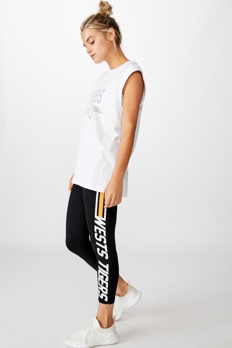 Wests Tigers NRL Ladies Stripe Tights