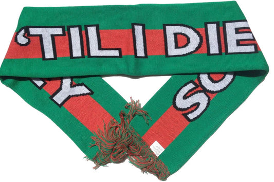 South Sydney Rabbitohs NRL Til I Die Scarf
