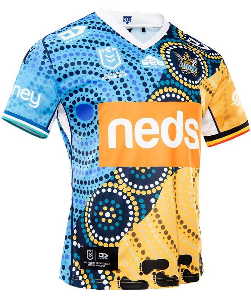 Gold Coast Titans NRL Mens Indigenous Jersey