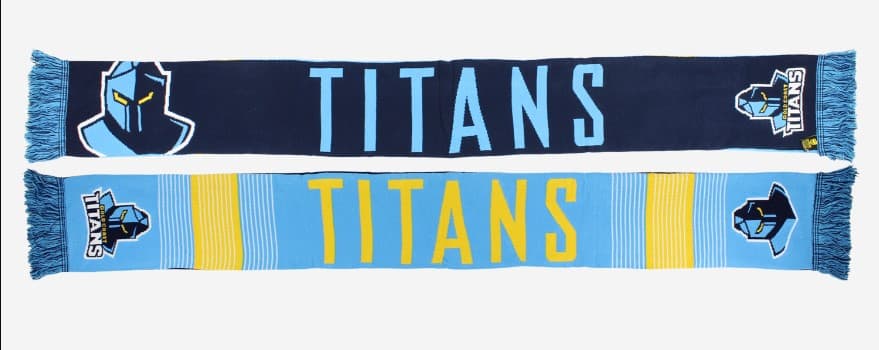 Gold Coast Titans NRL Adults Linebreak Scarf