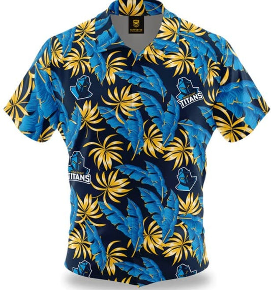 Gold Coast Titans NRL Paradise Hawaiian Shirt