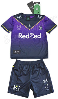 Melbourne Storm NRL Toddler Home Jersey Kit Sizes 3-8 Years