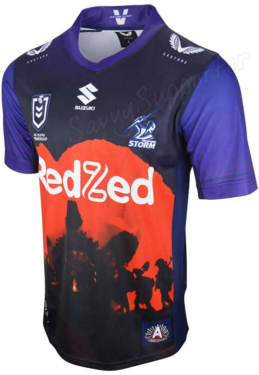 Melbourne Storm NRL Mens Anzac Jersey