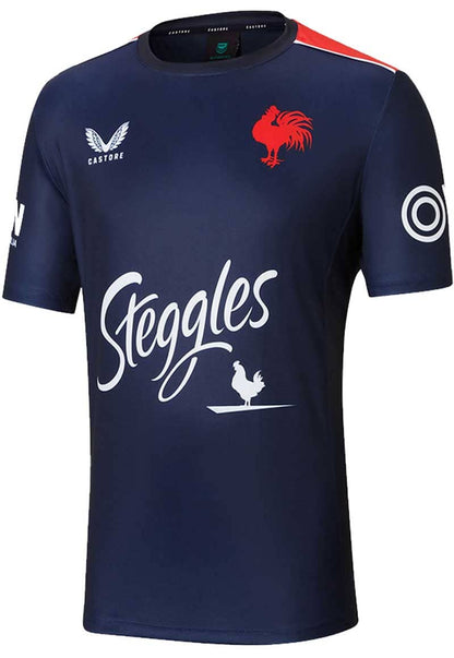 Sydney Roosters Castore NRL Mens Navy Training Shirt