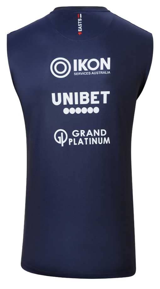 Sydney Roosters NRL Mens Navy Training Singlet