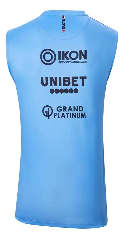 Sydney Roosters NRL Mens Blue Training Singlet