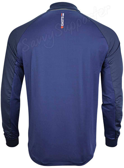 Sydney Roosters NRL Mens Navy Training Quarter Zip Top