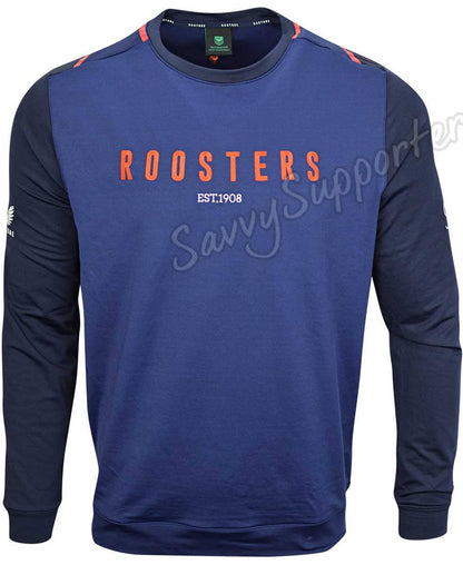 Sydney Roosters NRL Mens Travel Crew Jumper