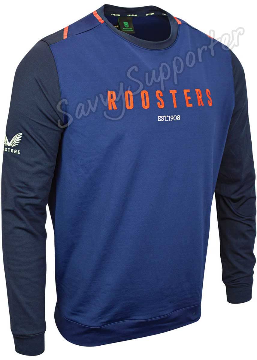 Sydney Roosters NRL Mens Travel Crew Jumper