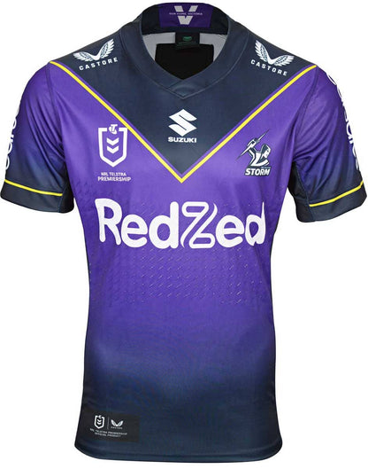 Melbourne Storm NRL Player Issue Home Jersey with GPS Pocket