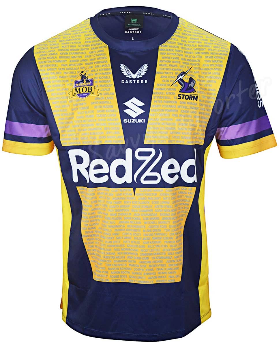 Melbourne Storm NRL Mens Warm Up Tee