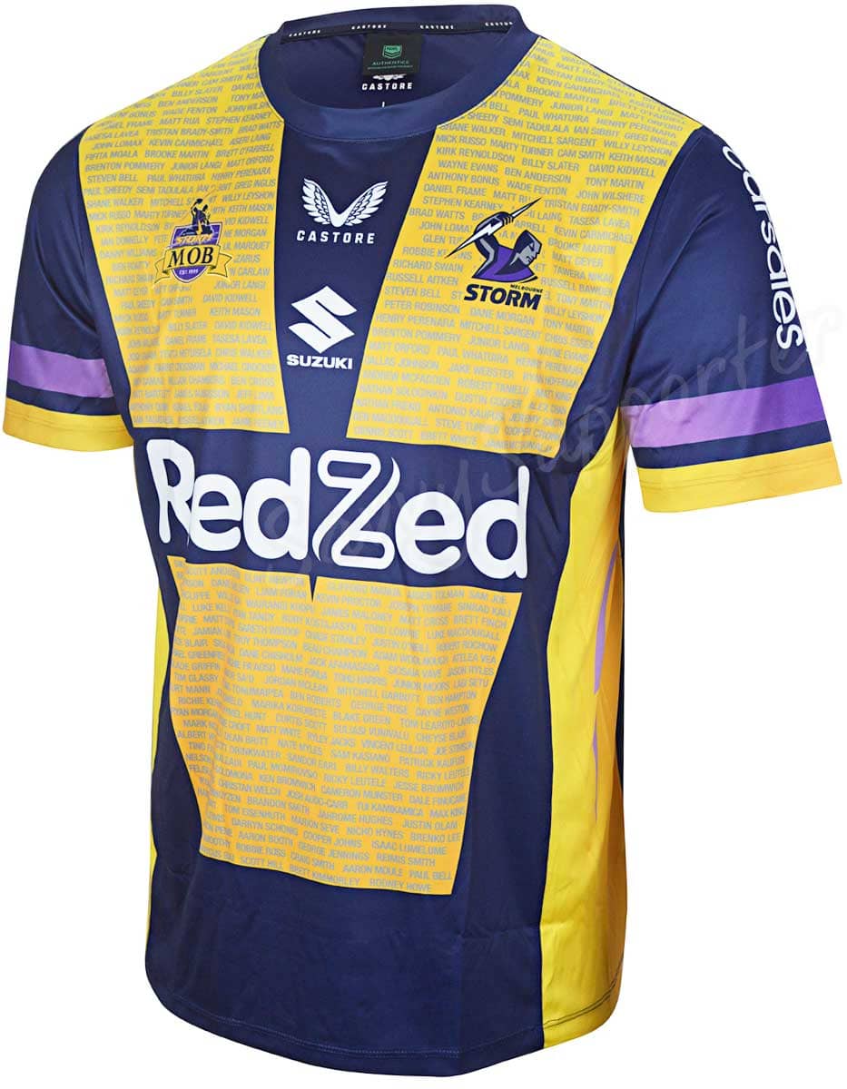 Melbourne Storm NRL Mens Warm Up Tee