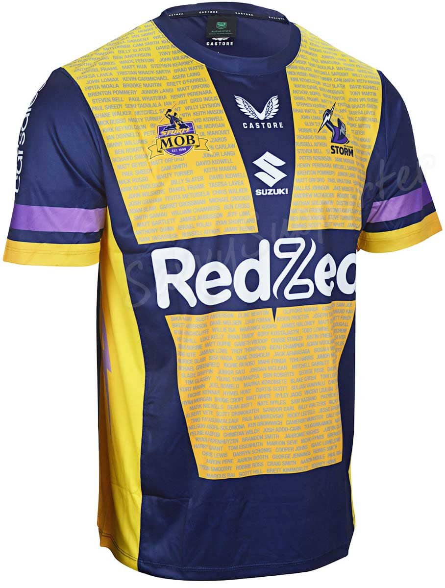 Melbourne Storm NRL Mens Warm Up Tee