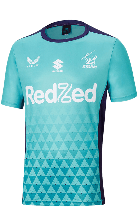 Melbourne Storm NRL Kids Turquoise Training Shirt