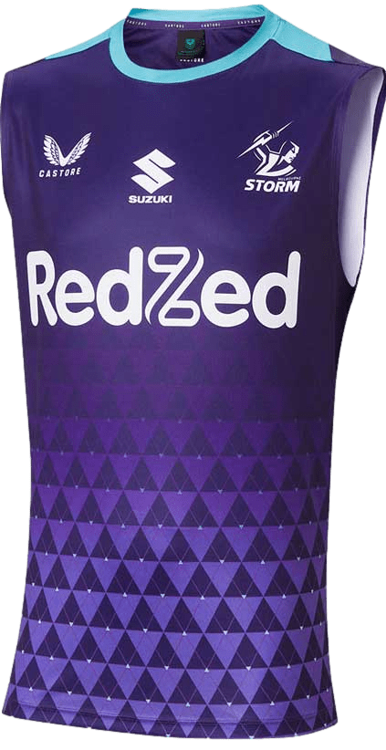 Melbourne Storm NRL Mens Purple Training Singlet
