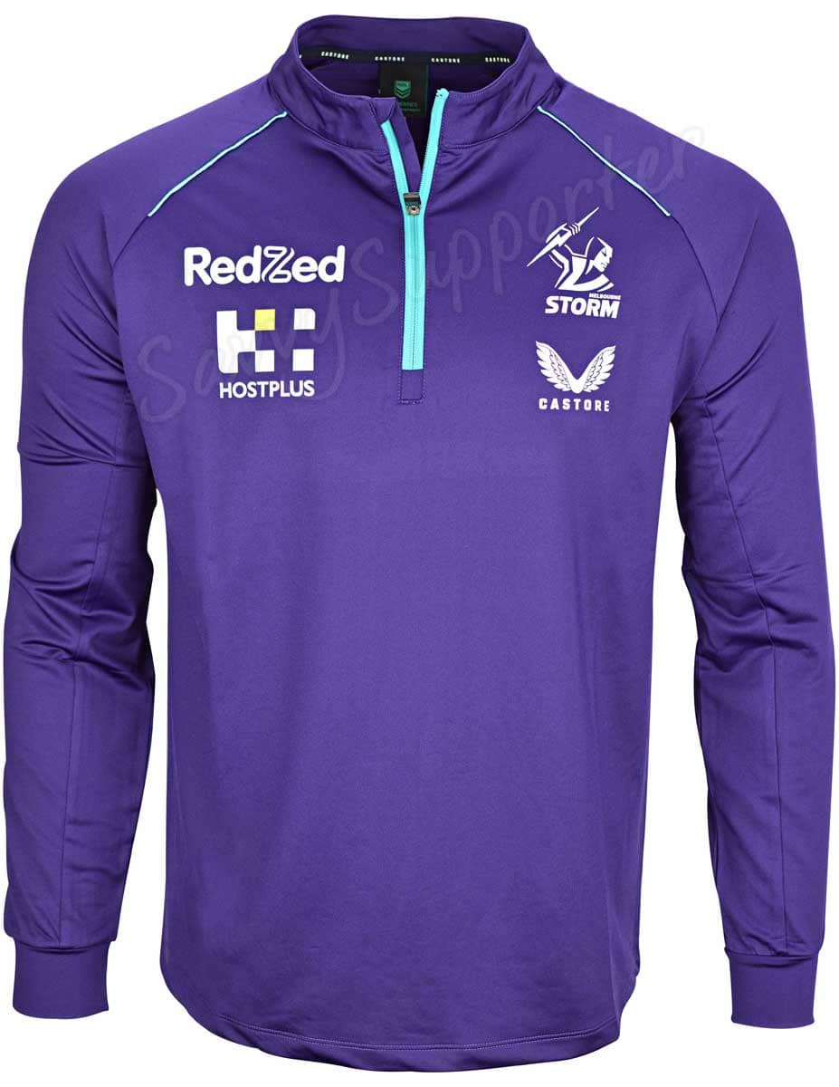 Melbourne Storm NRL Mens Training Quarter Zip Top