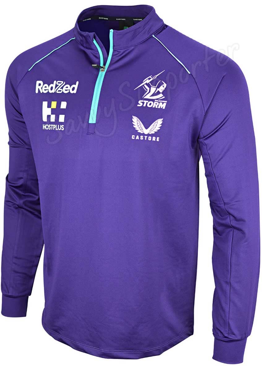 Melbourne Storm NRL Mens Training Quarter Zip Top