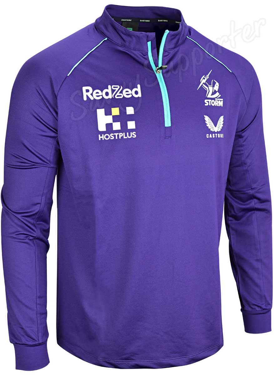 Melbourne Storm NRL Mens Training Quarter Zip Top