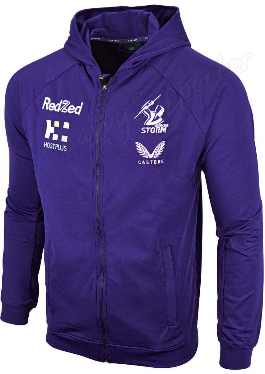 Melbourne Storm NRL Mens Training Zip Through Jacket