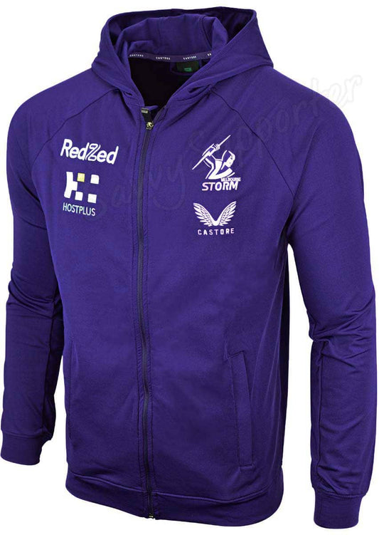 Melbourne Storm NRL Mens Training Zip Through Jacket