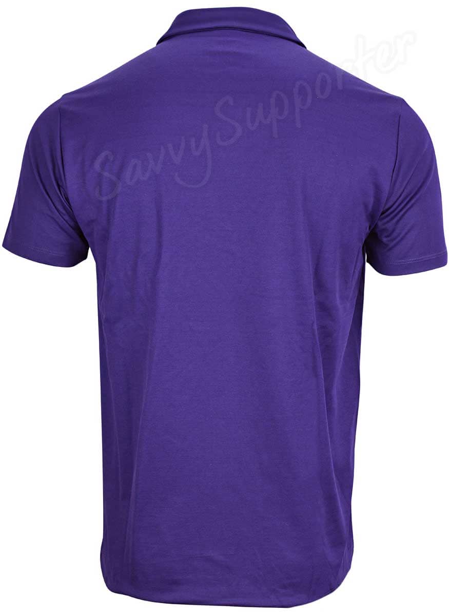 Melbourne Storm NRL Mens Players Purple Media Polo Shirt
