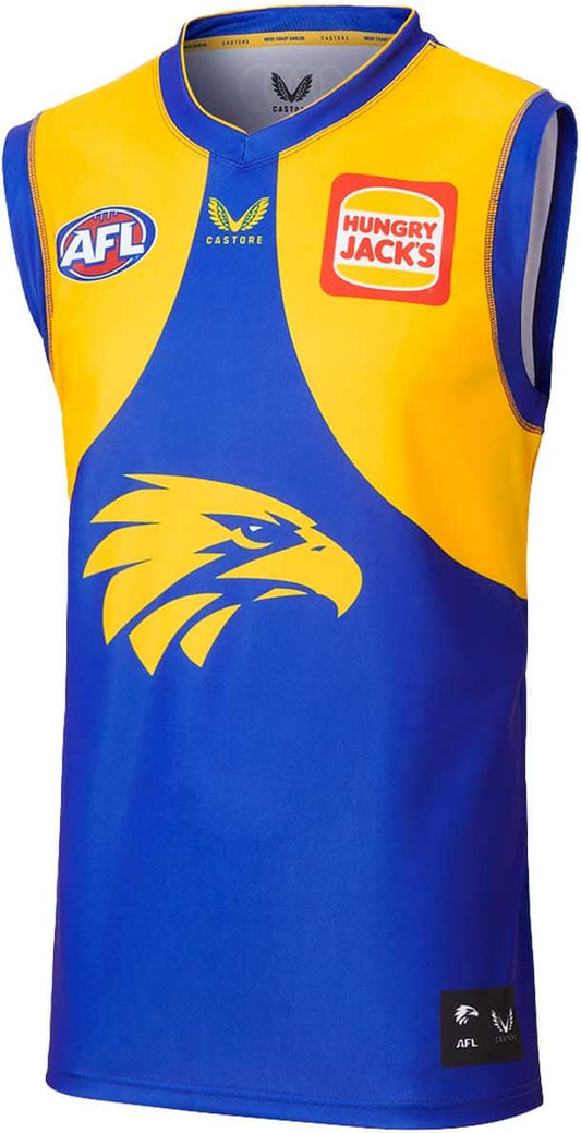 West Coast Eagles AFL Mens Home Guernsey