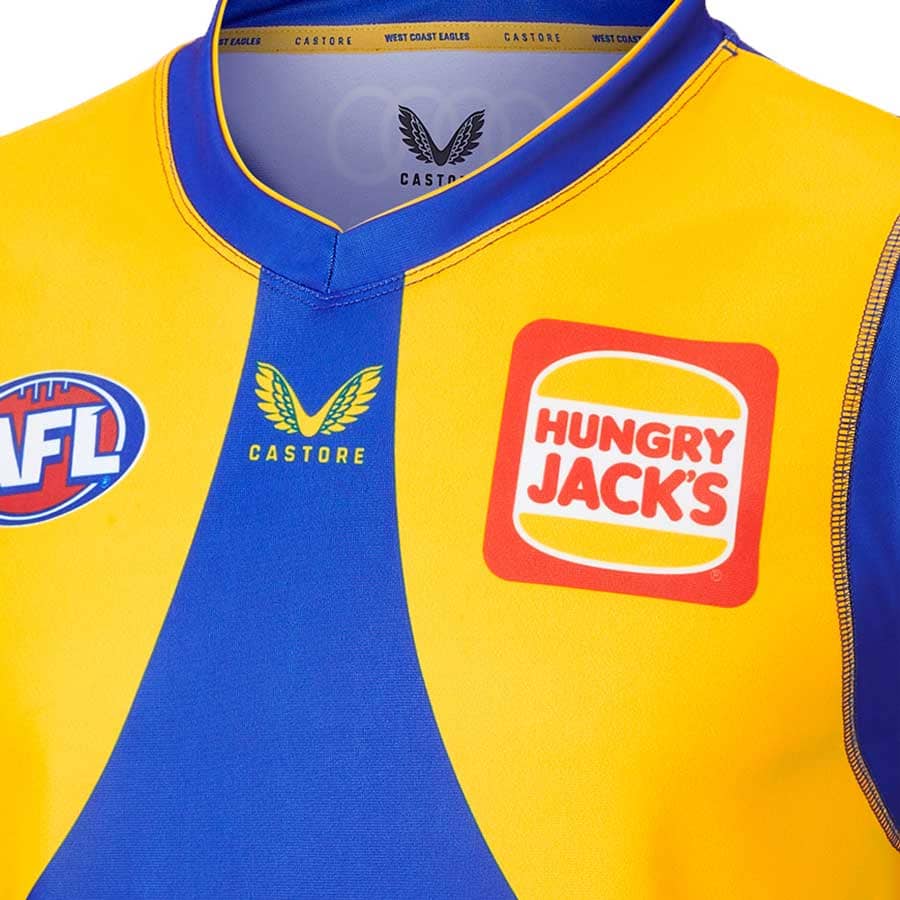West Coast Eagles AFL Mens Home Guernsey