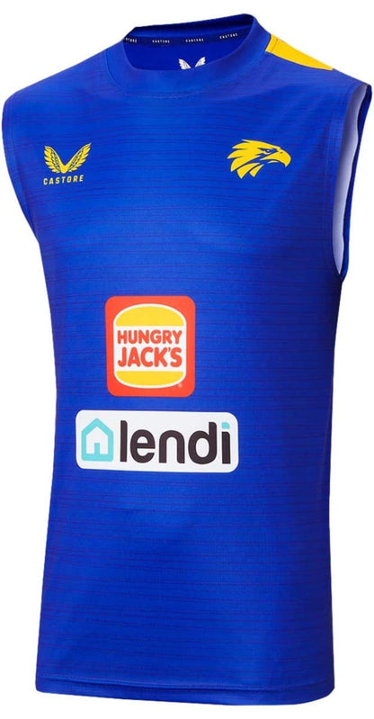 West Coast Eagles AFL Mens Training Singlet