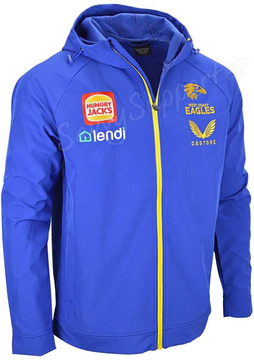 West Coast Eagles AFL Mens Hooded Jacket