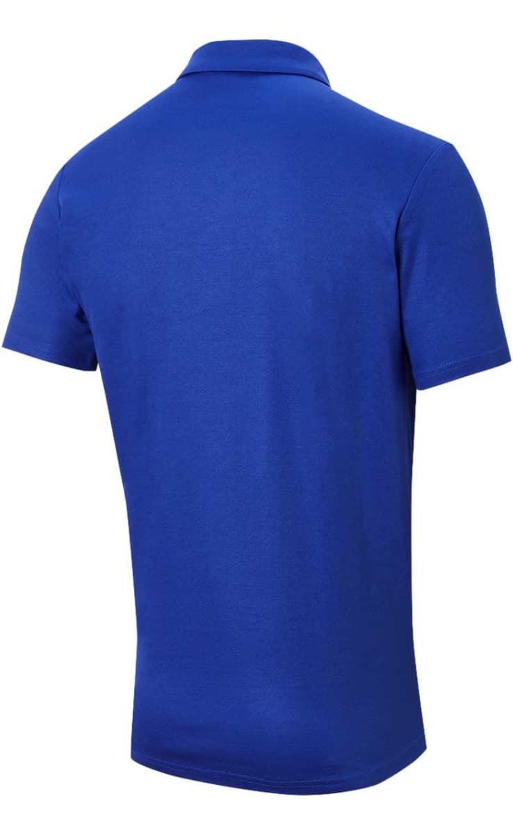 West Coast Eagles AFL Mens Blue Media Polo Shirt