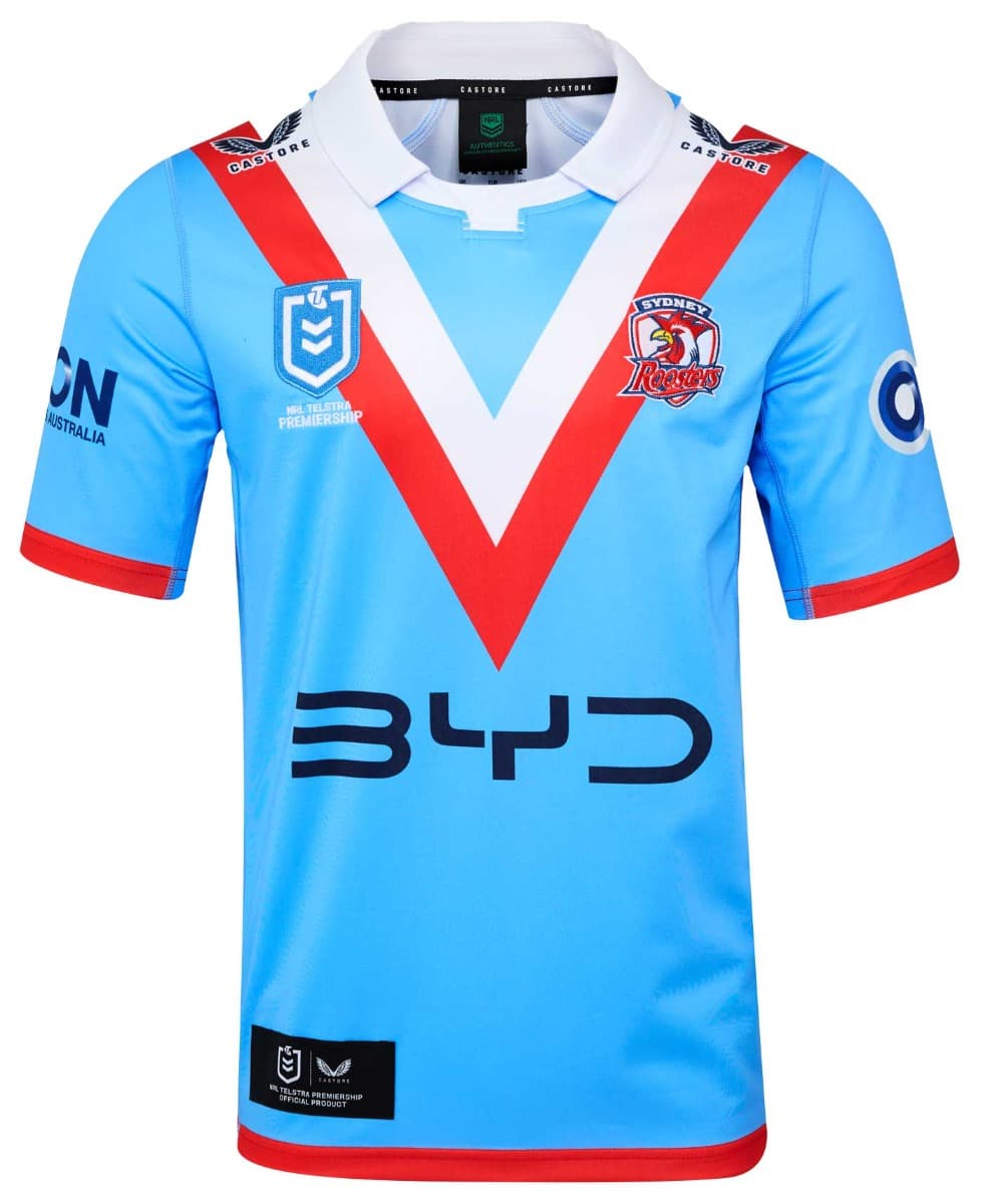 Sydney Roosters 2025 NRL Mens Anzac Jersey