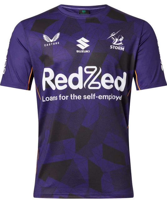 Melbourne Storm 2023 NRL Mens Purple Training Shirt