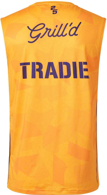 Melbourne Storm 2023 NRL Mens Orange Training Singlet