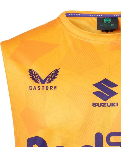 Melbourne Storm 2023 NRL Mens Orange Training Singlet