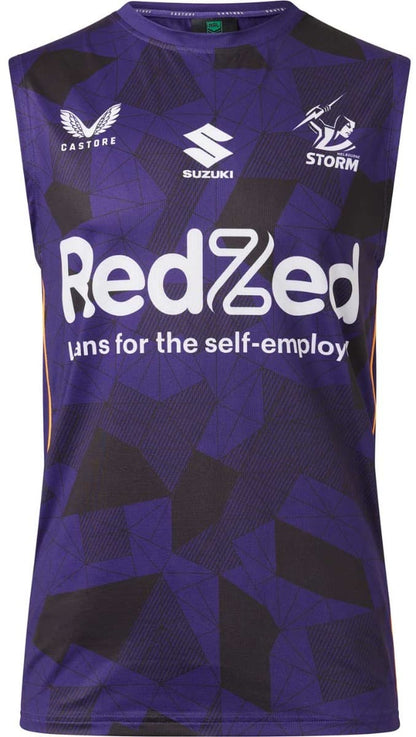 Melbourne Storm 2023 NRL Mens Purple Training Singlet