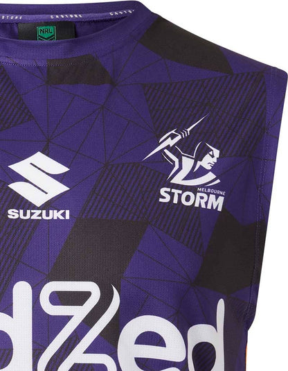 Melbourne Storm 2023 NRL Mens Purple Training Singlet