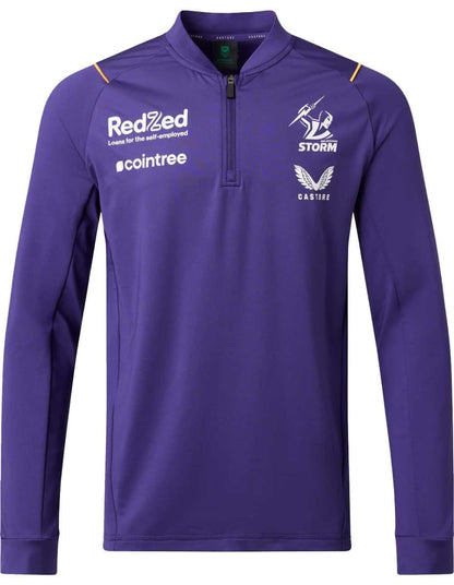 Melbourne Storm 2023 NRL Mens 1/4 Zip Training Shirt